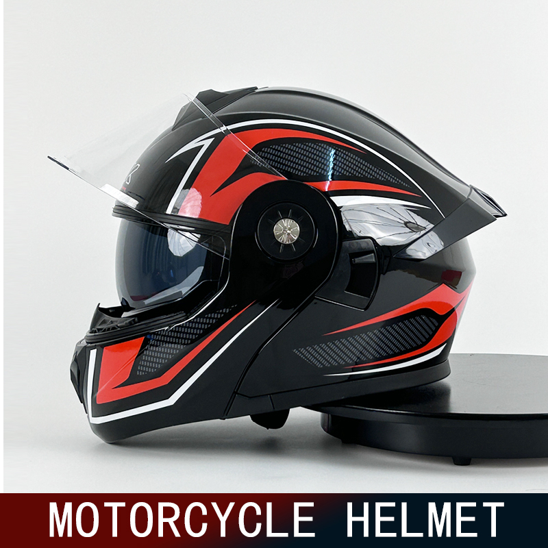 Full Face Motorcycle Helmet With Bluetooth - Casco da Moto per Uomo e