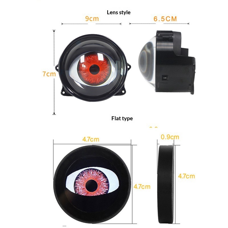 Faro a LED Devil Eye, lampada  - Universal Motorcycle Led Headlight Projector recensione e prezzo