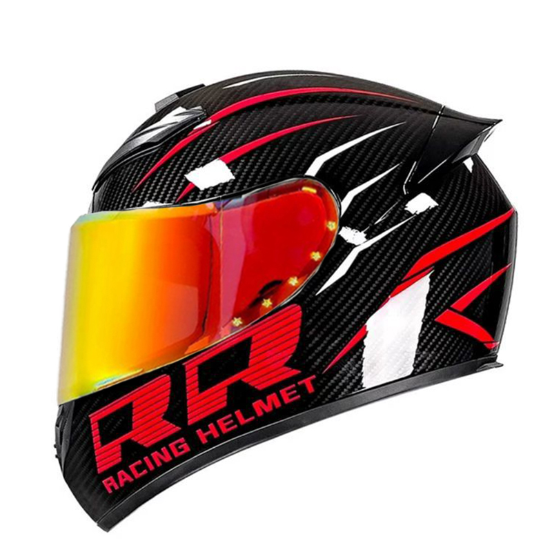Casco Moto Unisex DOT, Casco d - Full Face Motorcycle Helmet With Bluetooth recensione e prezzo
