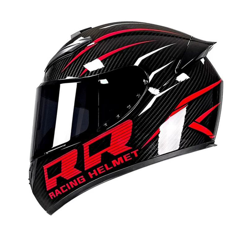 Casco Moto Unisex DOT, Casco d - Full Face Motorcycle Helmet With Bluetooth recensione e prezzo
