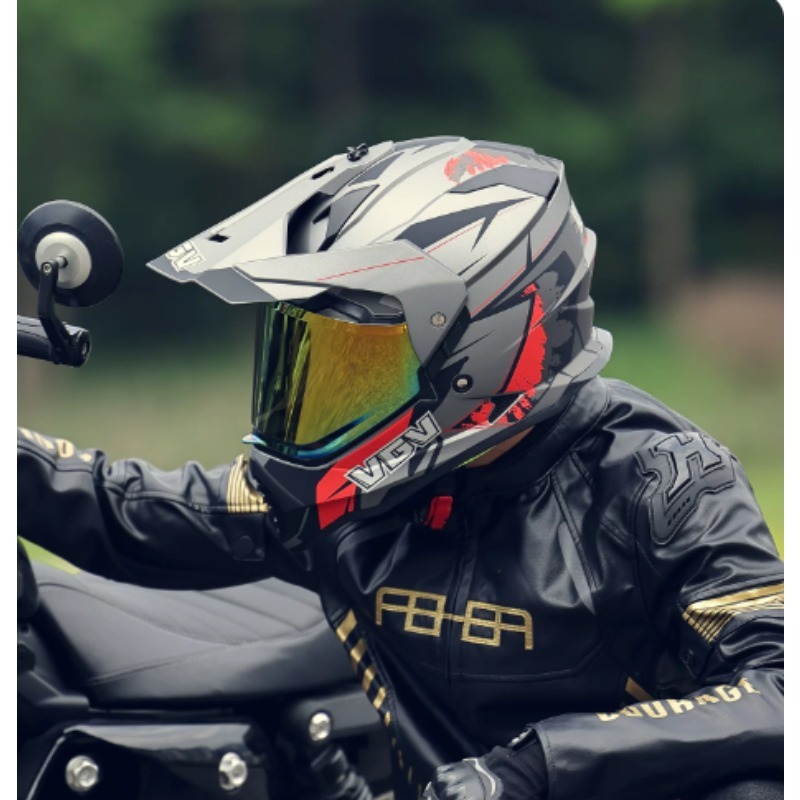 Casco da Motocross VGV con Cer - Full Face Motorcycle Helmet With Bluetooth recensione e prezzo